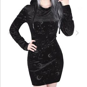 Killstar rare sold out Galatea hooded tunic dress